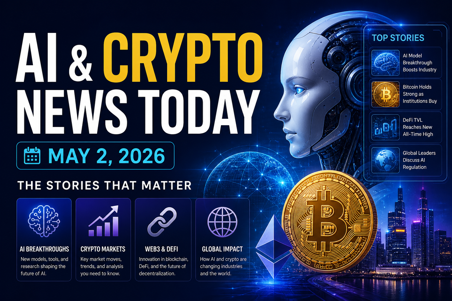 AI & Crypto News Today — May 2, 2026: The Stories That Matter